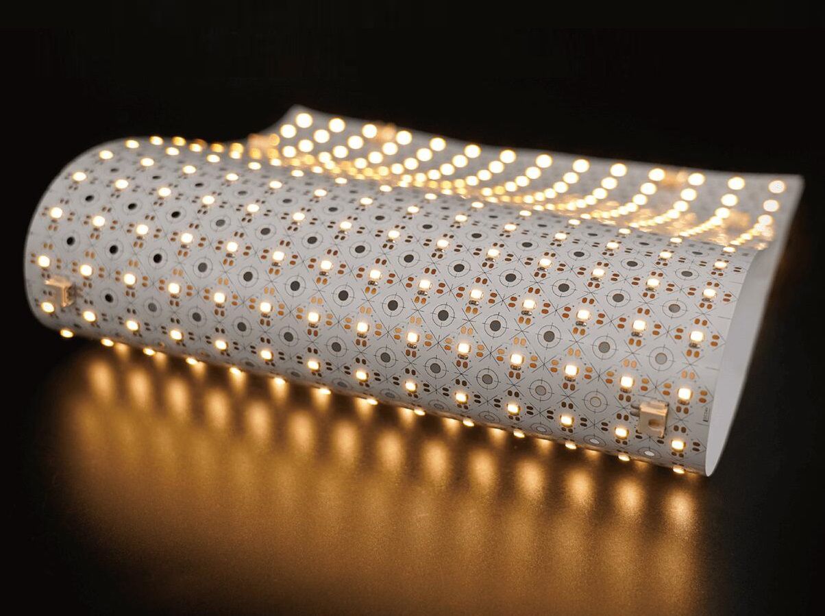 Lámina LED flexible